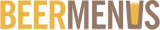 BeerMenus logo for website featuring beer bar menus and craft beer discovery